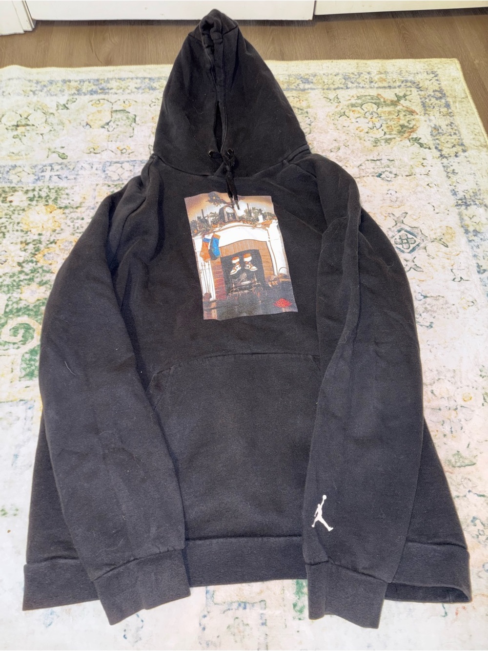 Jordan Black Crewneck Hoodie